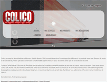 Tablet Screenshot of colico.ca